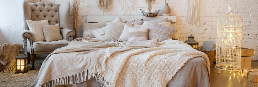 ambiance cocooning dans sa chambre